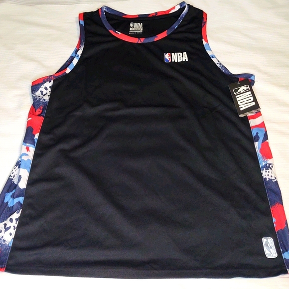 NBA Basketball Black Tank Top Size XLarge - Picture 2 of 7